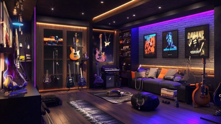 Ideas de decoración para amantes del rock: transforma tu espacio con estilo