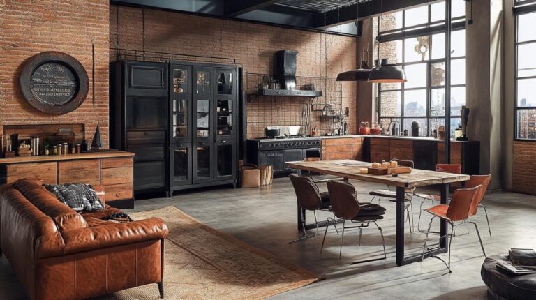 consejos para elegir muebles de estilo industrial para un hogar moderno