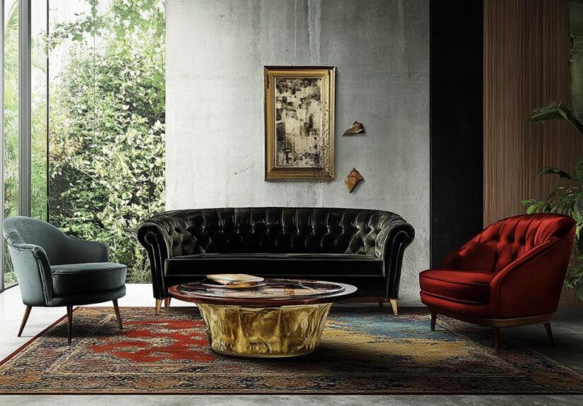 consejos para integrar alfombras en salones vintage de lujo