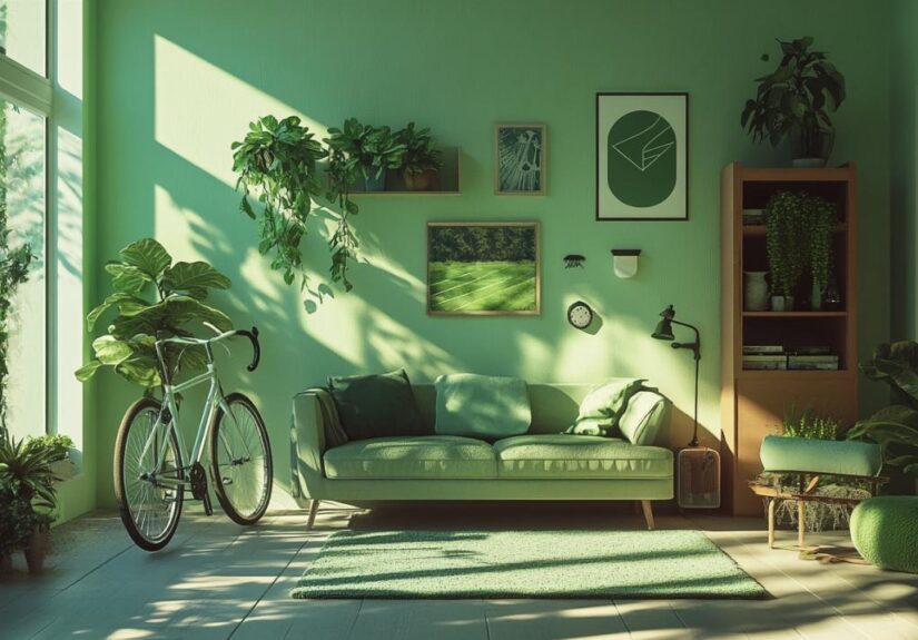 ideas para decorar interiores verdes que transformarán la decoración de la casa