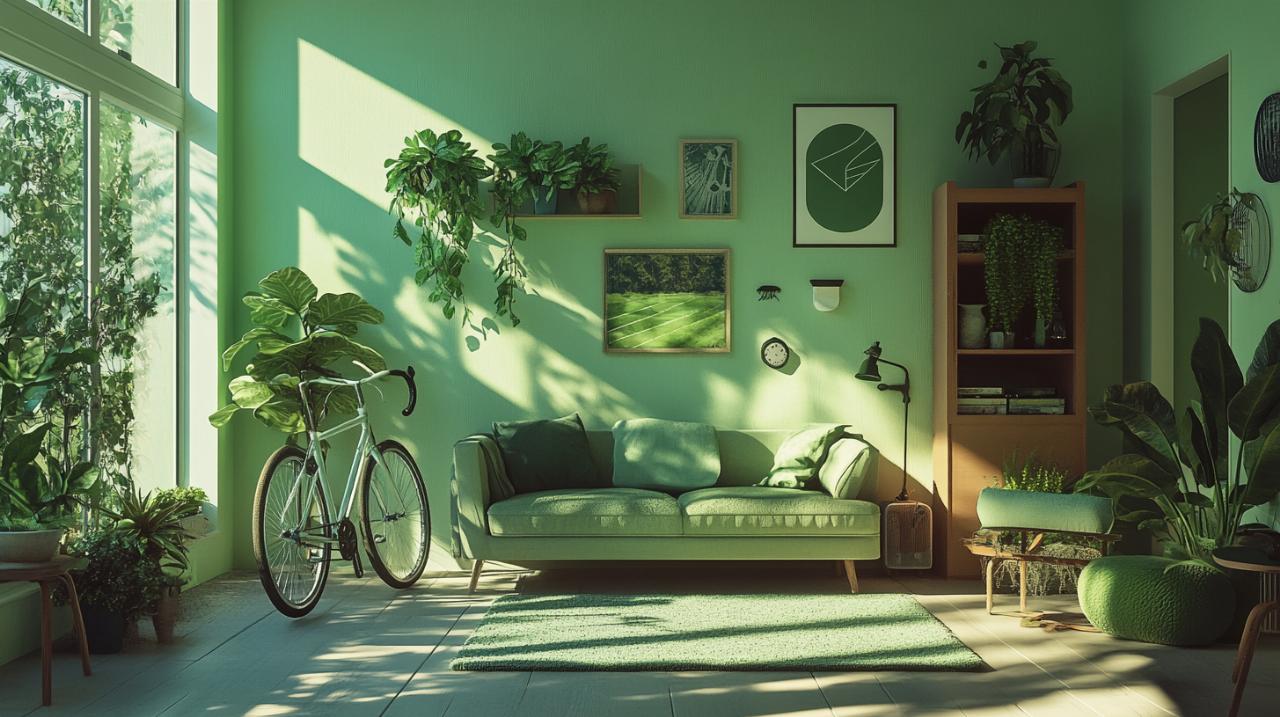 ideas para decorar interiores verdes que transformarán la decoración de la casa