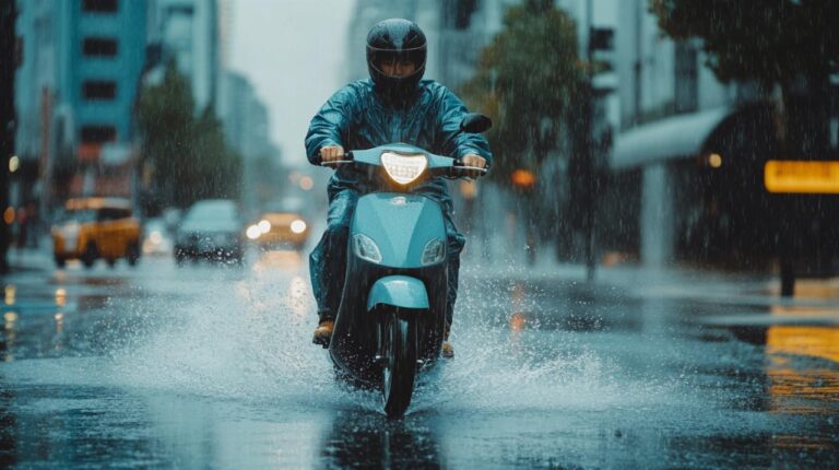 Consejos esenciales para andar en patinete bajo la lluvia sin comprometer tu seguridad