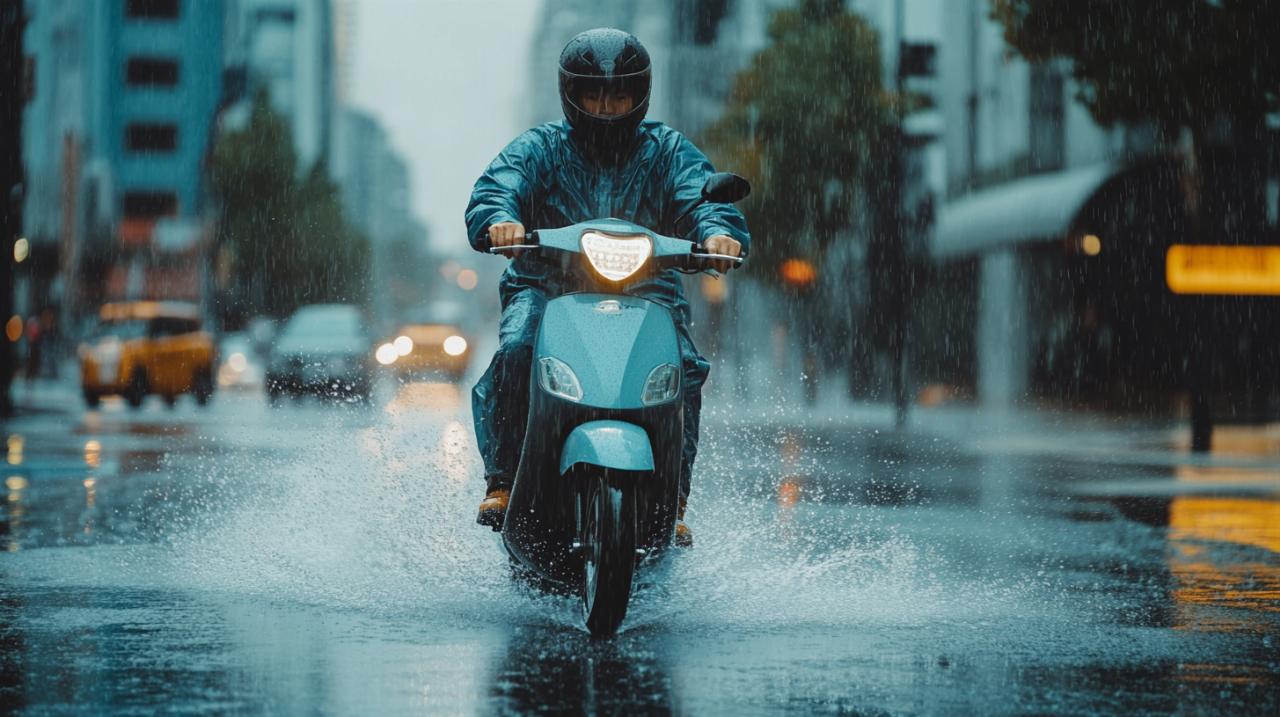 Consejos esenciales para andar en patinete bajo la lluvia sin comprometer tu seguridad
