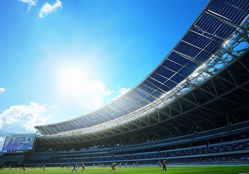 cómo el deporte se beneficia de la energía solar