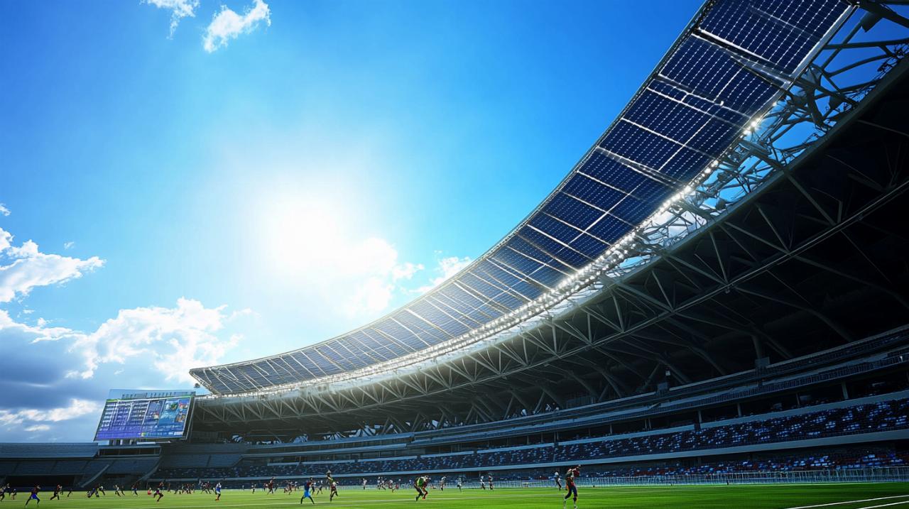 cómo el deporte se beneficia de la energía solar