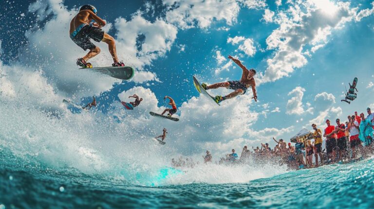 Los campeones de wakeboard que revolucionaron la competencia mundial del deporte acuático